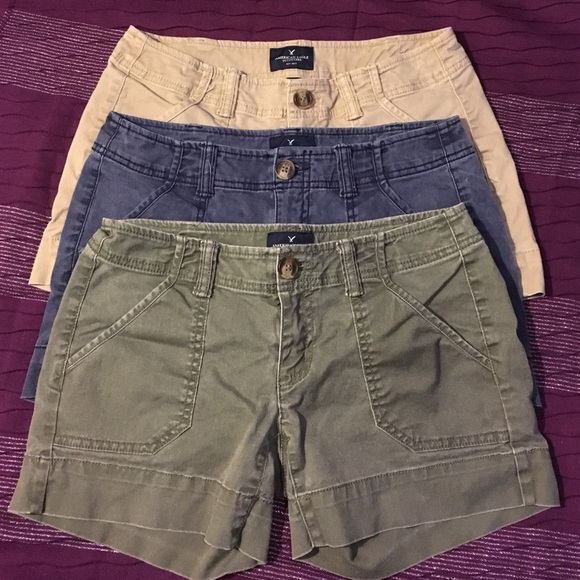 American Eagle Midi shorts lot of three!