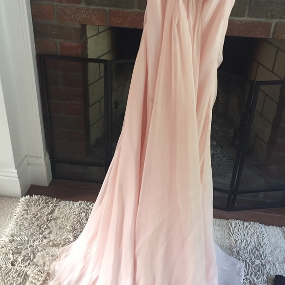 Blush colored DAVE AND JOHNNY PROM DRESS - Picture 4 of 4