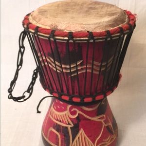 Mini African Drums with a Handle