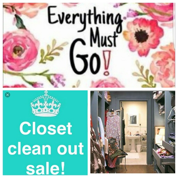 Closet clean out sale