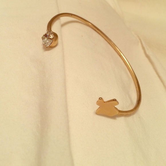Open Texas state bangle gold
