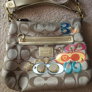 Coach purse-gold!