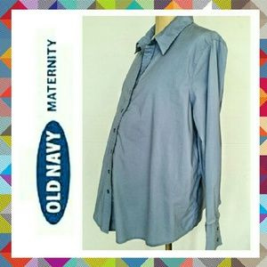 Old Navy Maternity Button Down Blouse Sz XL