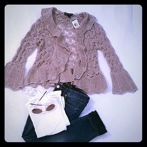 Taupe, Light-weight cartigan style sweater