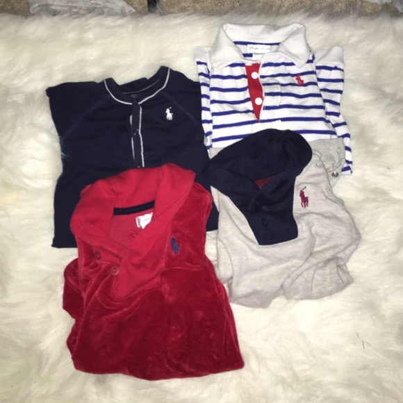 3 month Polo Onesies