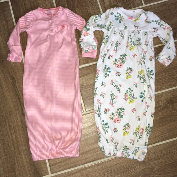 Newborn Carters Girls Baby Gowns