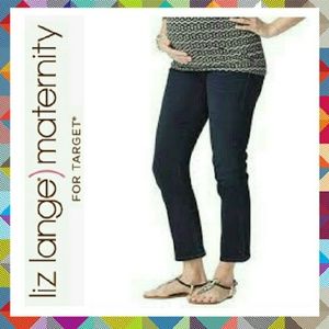 Liz Lange Maternity Cropped Jeans Sz 6.