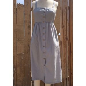 super cute button-down dress