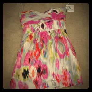 Badgley Mischka multi-colored dress