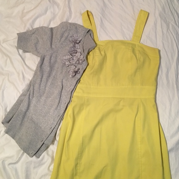 Bright Yellow Banana Republic Dress