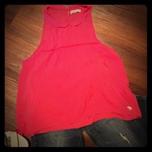 Aber & Fitch ruffle collar tank