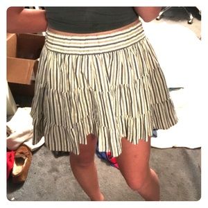 J CREW striped skirt size XS NEVER WORN