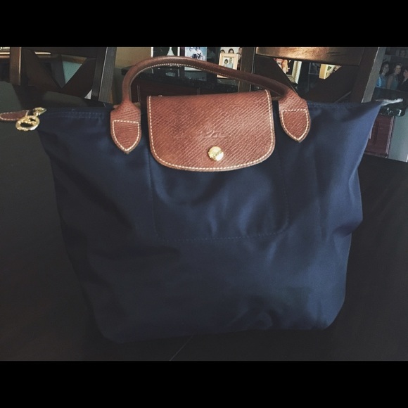 Longchamp Small Le Pliage Tote - Navy