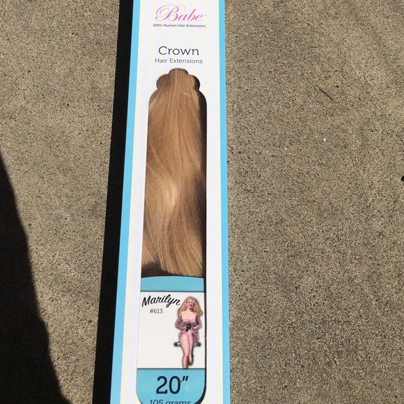 "Babe" crown hair extensions