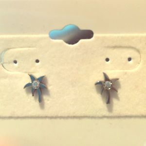 Palm tree earrings
