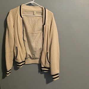 Forever 21 knitted bomber jacket