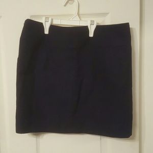 Jcrew navy skirt
