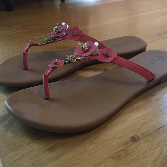 Candies Sandals- Size 10. Worn one time!