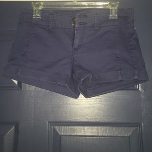 Navy blue express shorts
