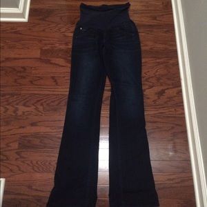 Hudson Maternity Jeans, Dark wash