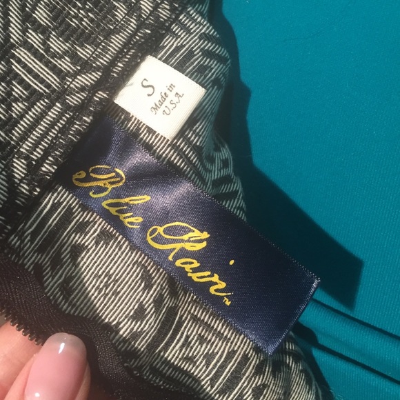 NWOT Blue Rain Bubble Skirt - Picture 3 of 4