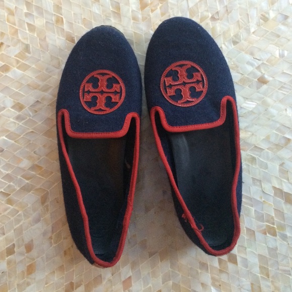 Tory Burch Felt Slippers