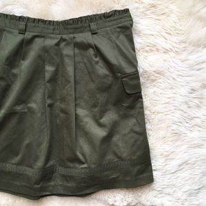 Cynthia Steffe Olive Green Skirt
