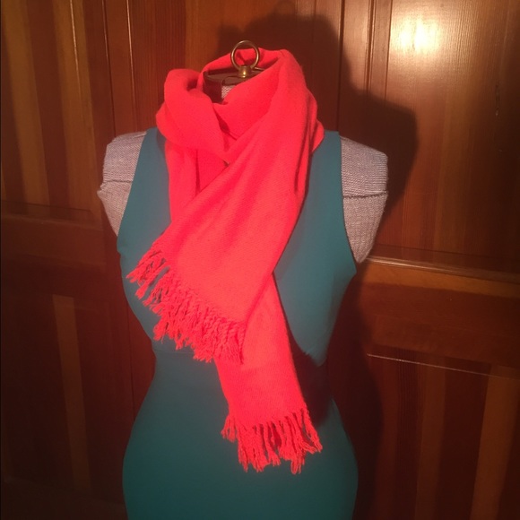 Bright Coral Scarf - FREE with $15+ purchase
