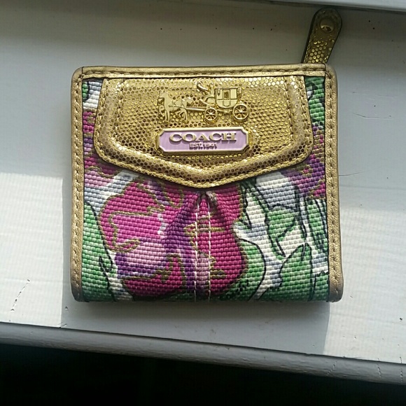 Coach mini wallet