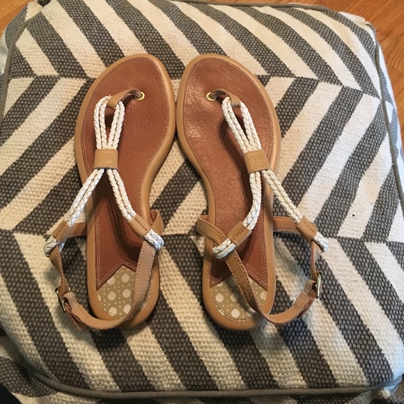 Sperry Shoes - Sperry Top Siders White Thong Sandals.