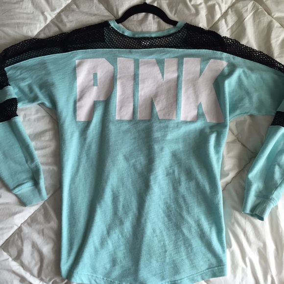 Blue Mesh Varsity Crew