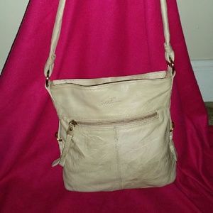 Genuine soft leather Stone Mountain Purse Tan