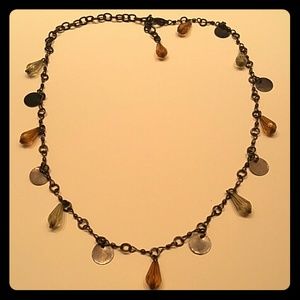 🚫Sold!🚫 Green and yellow beaded necklace