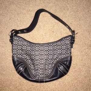 COACH black shoulder purse