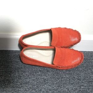 Nine West 8.5 Orange Loafers