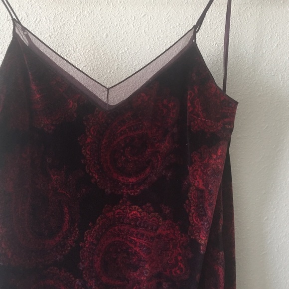 Free people velvet tank