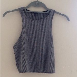 Sparkle and Fade Striped Crop Top