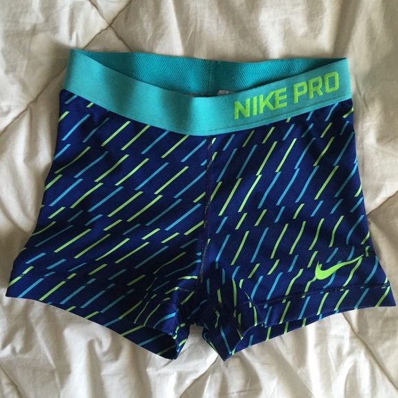 Blue & Green Nike Pro