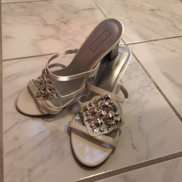 White sparkly heels - Picture 2 of 4