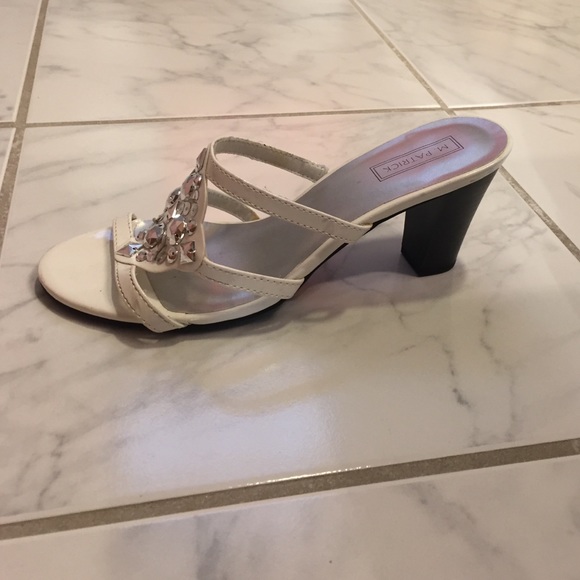 White sparkly heels - Picture 3 of 4