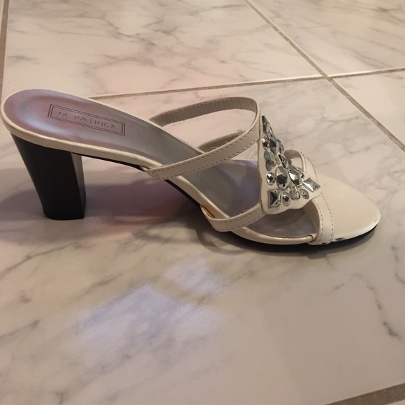 White sparkly heels - Picture 4 of 4