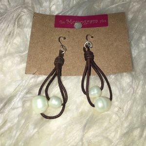 Pearl earrings