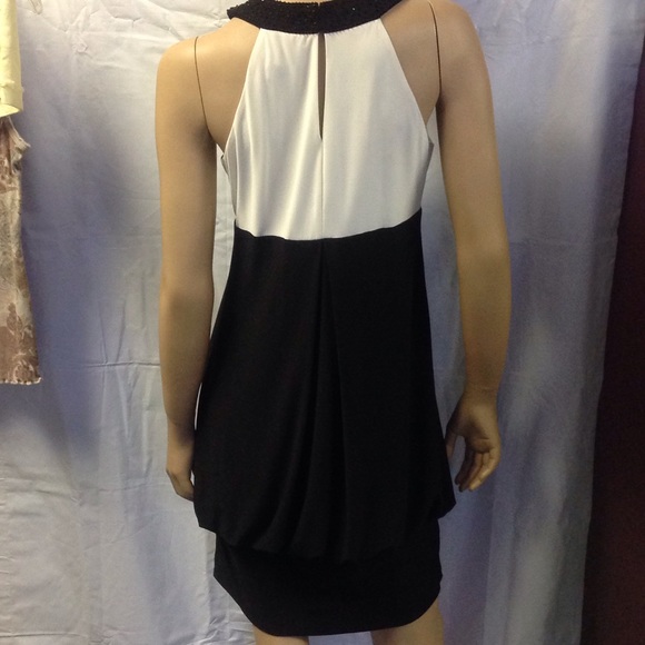 Eliza J. Formal black & cream dress. Size 6 - Picture 2 of 4