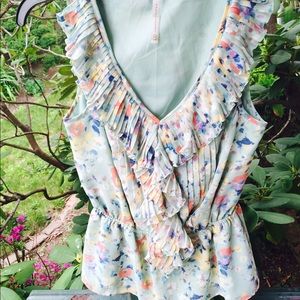 Lauren Conrad floral blouse