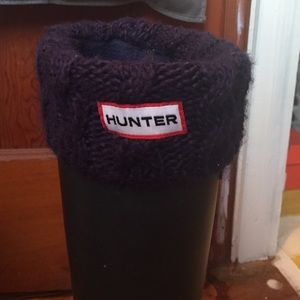 Navy blue Hunter rain boot socks