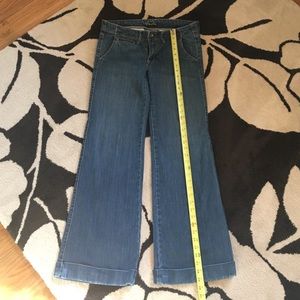 Old Navy Diva wide cuffed leg stretch jeans