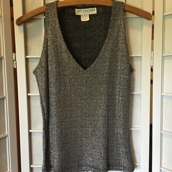 Vintage Metallic Blouse