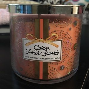 Golden Peace Sparkle Candle