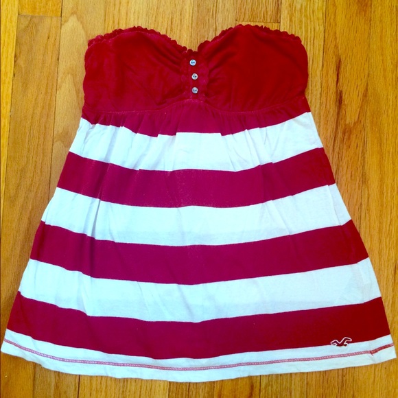 Strapless Hollister blouse