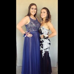 Navy Blue Formal Dress